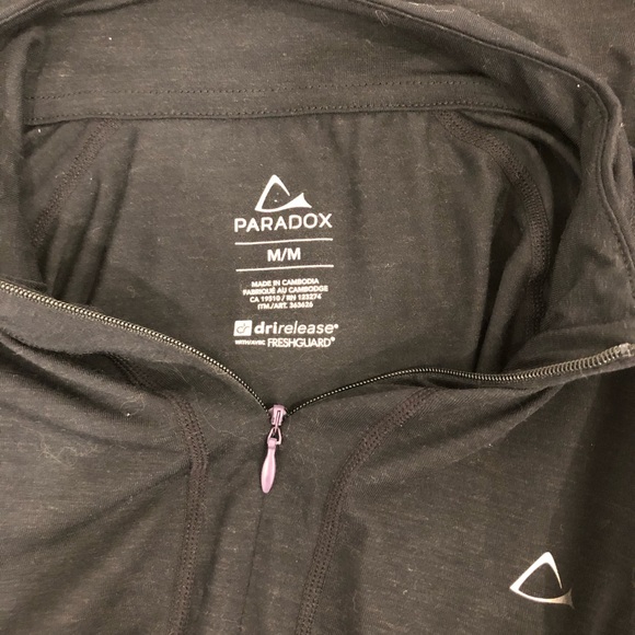 Athletic Zip Up Sweater - Picture 7 of 8